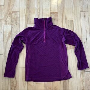 Columbia Purple Quarter-Zip Pullover